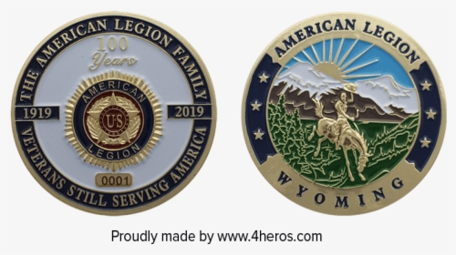 American Legion Post Challenge Coin, HD Png Download, Free Download