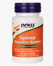 Now Foods Optimal Digestive System 90 Veg Caps - Now Vitamin D3 2000, HD Png Download, Free Download