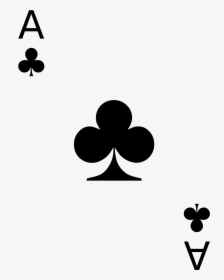 Six Of Clubs Card, HD Png Download, Free Download