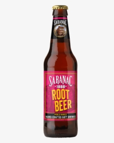 Saranac 1888 Root Beer Bottle - Glass Bottle, HD Png Download, Free Download