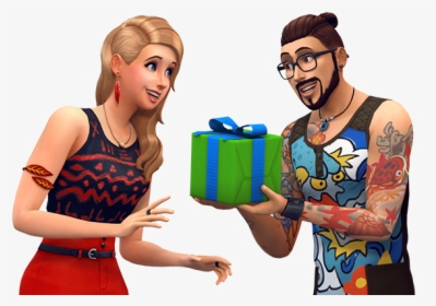 Sims 4 Base Game Render 05 - Sims 4 Gift, HD Png Download, Free Download