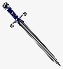Espada, Plata, Azul, Medieval, Blade, Arma, Decoración - Cb Edit Talwar Png, Transparent Png, Free Download