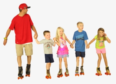 Image Is Not Available - Kids On Roller Skates Png, Transparent Png, Free Download