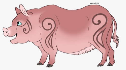 Pig Clipart Female - Domestic Pig, HD Png Download, Free Download