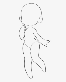 Female Chibi Drawing Bases , Png Download - Chibi Drawing Base Female, Transparent Png, Free Download