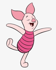 Happy Piglet Winnie The Pooh , Transparent Cartoons - Piglet Winnie The Pooh Clipart, HD Png Download, Free Download