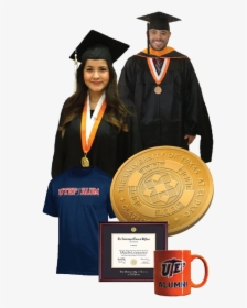 2018 Graduation Gown - Utep Graduation 2018, HD Png Download, Free Download
