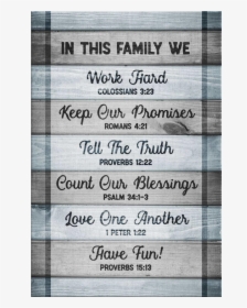 "in This Family - Quotes On Proverbs 12, HD Png Download, Free Download
