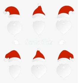 Santa Claus Christmas Beard Hat - Chapeu E Barba Natal Png, Transparent Png, Free Download