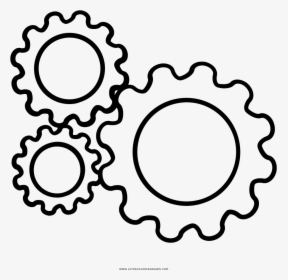 Cogs Coloring Page - Badge Vector Without Background, HD Png Download, Free Download