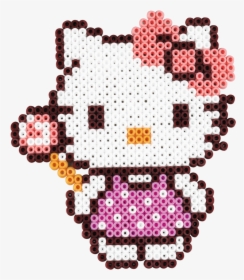 Hello Kitty Hama Beads - Perler Hello Kitty, HD Png Download, Free Download
