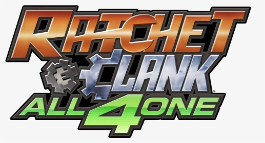 Ratchet And Clank All 4 One Logo, HD Png Download, Free Download