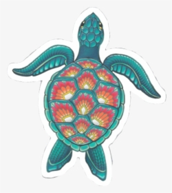 Clip Art Vscoart Sticker By Orenzyl - Mandala Turtle Sticker, HD Png Download, Free Download