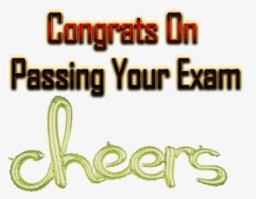 Congrats On Passing Your Exam Png Photo Background - Calligraphy, Transparent Png, Free Download