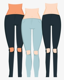 Transparent Ripped Jeans Png - Tights, Png Download, Free Download