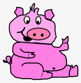 Pink Pig Picture Transparent - Pig Clip Art, HD Png Download, Free Download