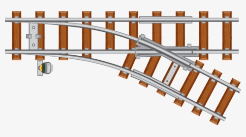 Transparent Train Tracks Png - Railway Track Switch Clipart, Png Download, Free Download