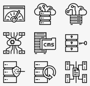 Cloud Server Icon Png - Content Icons, Transparent Png, Free Download