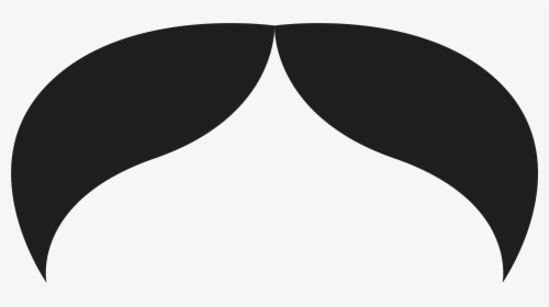 Mustache Clipart Stache - Black Droopy Mustache Png, Transparent Png, Free Download