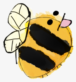Scbee Bee Cute Sticker Cutebee Art Freetoedit - Cartoon, HD Png Download, Free Download