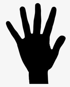 Praying Hands Drawing Clip Art - Transparent Silhouette Hand Clipart, HD Png Download, Free Download
