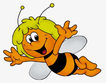 Cartoon Bee Png Pixels - Maya L Abeille, Transparent Png, Free Download