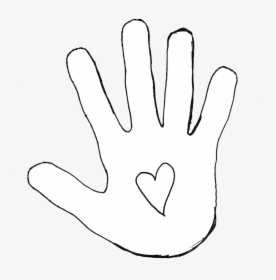 Transparent Child Hand Outline Background Hd Png Download Kindpng