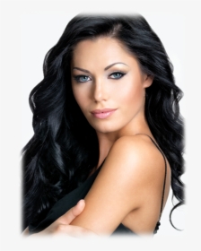 Goshen Hair Salon Model - Dyed Black Hair, HD Png Download, Free Download