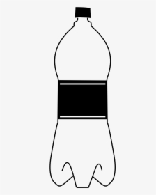 Empty Bottle Black White Clip Arts - Crush The Bottle After Use, HD Png Download, Free Download