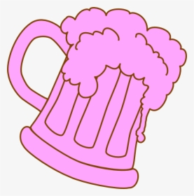 Pink Beer Clipart, HD Png Download, Free Download
