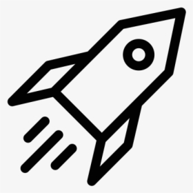 Rocket Icon - Line Art, HD Png Download, Free Download