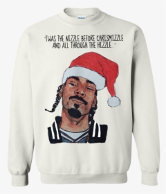 Twas The Nizzle Before Chrismizzle Aw Snoop Dogg Twas - Snoop Dogg Xmas Jumper, HD Png Download, Free Download