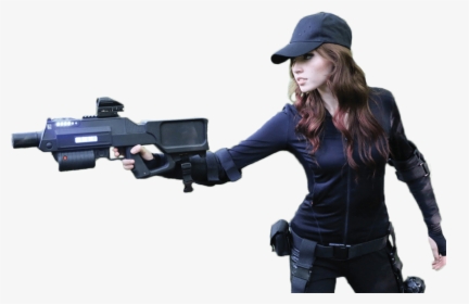 Transparent Laser Gun Png - Gun And Girl Png, Png Download, Free Download