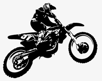 Motocross Wall Decal Endurocross Dirt Bike Motorcycle - Motocross Png, Transparent Png, Free Download
