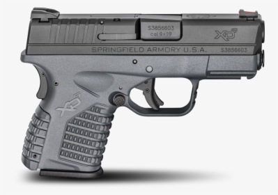 Black Polymer Frame Xd-s - Springfield Xds 9mm Gray, HD Png Download, Free Download