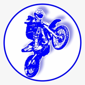 Motor, Crosser, Dirt Bike, Motocross, Motorcycle, Decal - Dirt Bike Jump, HD Png Download, Free Download