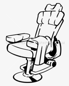 Clip Freeuse Download Barber Shop Clipart Black And - Barber Chair Black And White, HD Png Download, Free Download
