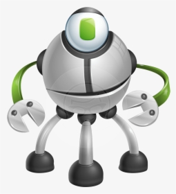 Smart Technology Machine Cartoon Vector Character Aka - Robot Cartoon Name Png, Transparent Png, Free Download