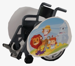 Elephant In A Wheelchair Cartoon, HD Png Download, Free Download