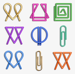 Paper Clips, Office, Clip, Binder, Business, Colorful, HD Png Download, Free Download