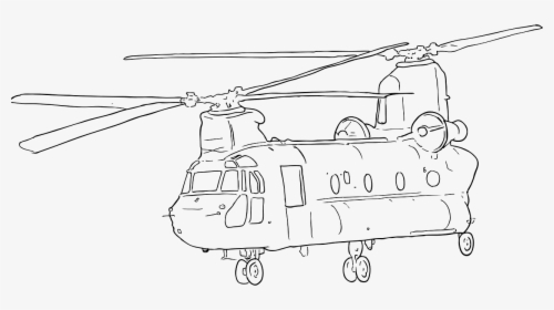 Chinook Helicopter Coloring Pages, HD Png Download, Free Download