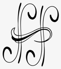 H Logo Design - Calligraphy, HD Png Download, Free Download