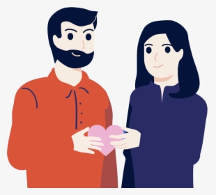 Couples-1 - Cartoon, HD Png Download, Free Download