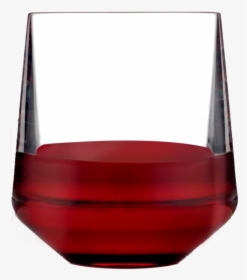 Drinique Stemless Wine Glass 12 Oz With Red Wine - Stemless Red Wine Transparent, HD Png Download, Free Download
