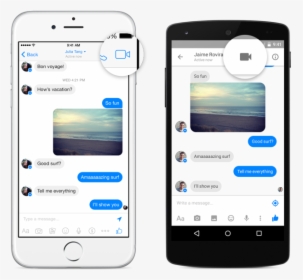 Facebook Messenger Ios Vs Android, HD Png Download, Free Download