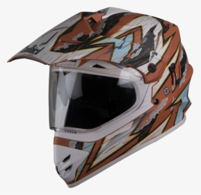 Sb-42 Bargy Design Race Track A2 Matt Bright Orange - Steelbird Bargy Design Helmet, HD Png Download, Free Download