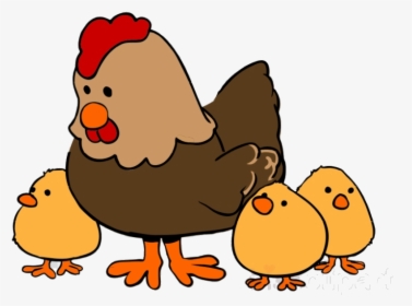 Chicken Farm Animal Clip Art Clipart Cattle And Chicks - Transparent Farm Animals Clipart, HD Png Download, Free Download
