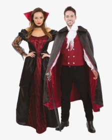 Regal Vampire Couples Halloween Costume - Vampire Costumes Ideas Couples, HD Png Download, Free Download