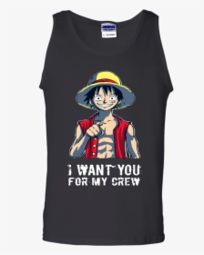 I Want You For My Crew One Piece Luffy Tank Top - Phi Beta Sigma Shirt Designs, HD Png Download, Free Download