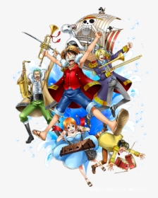 Anime, One Piece, Roronoa Zoro, Sanji, Nami , Monkey - One Piece Oto Utage, HD Png Download, Free Download